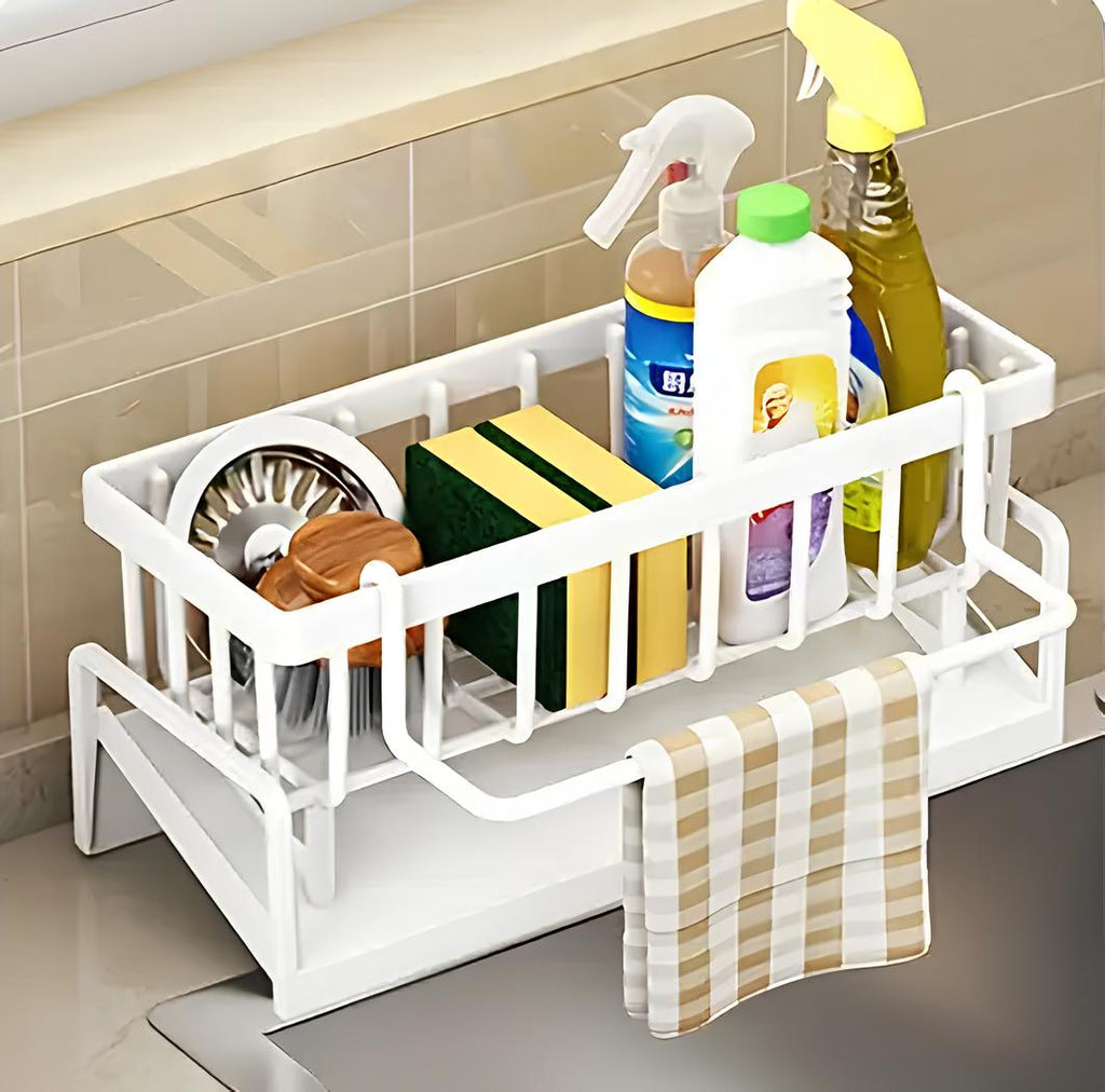 Organizer Salvaspazio Multiuso per Lavello – Porta Spugne e Detergenti